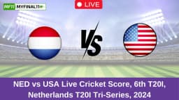 NED vs USA Live Score: Scorecard, Ball by Ball Commentary – 6th T20I, Netherlands T20I Tri-Series 2024