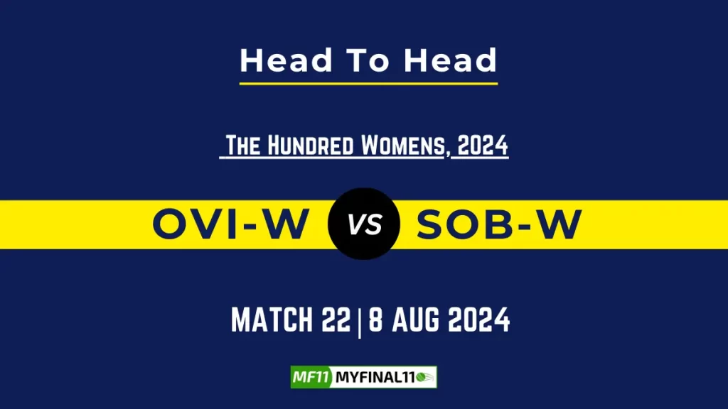 OVI-W vs SOB-W Player Battle, Head to Head Team Stats, Player Record – The Hundred Womens, 2024