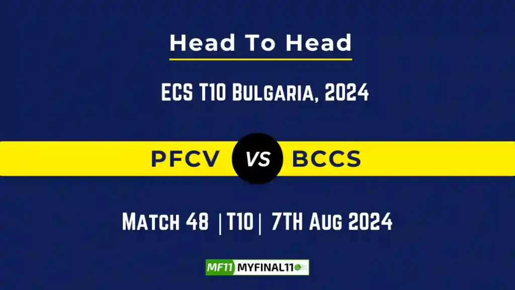 PFCV vs BCCS Player Battle, Head to Head Team Stats, Player Record – ECS T10 Bulgaria, 2024