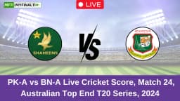 PK-A vs BN-A Live Score: Scorecard, Ball by Ball Commentary – Match 24, Top End T20 Series 2024
