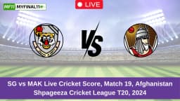 SG vs MAK Live Score: Scorecard, Commentary – Match 19, Shpageeza Cricket League 2024