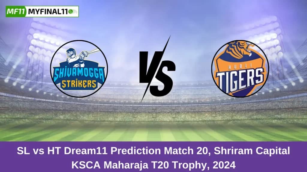 SL vs HT Dream11 Prediction Today: Match 20 Pitch Report, and Player Stats | Maharaja T20 Trophy