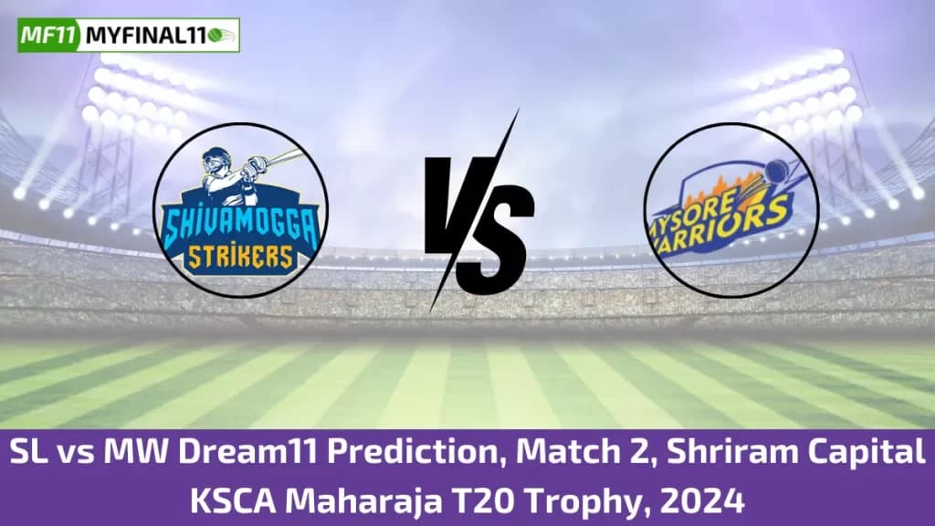 SL vs MW Dream11 Prediction Today: Match 2 Pitch Report, and Player Stats | Maharaja T20 Trophy, 2024