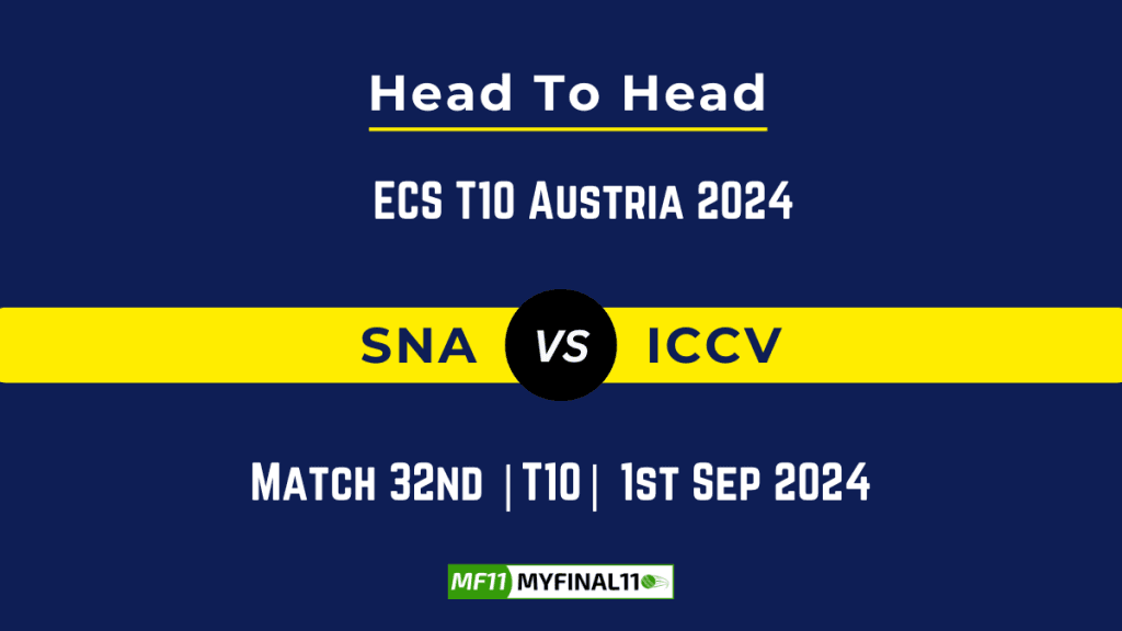 SNA vs ICCV Player Battle, Head to Head Team Stats, Team Record – ECS T10 Austria 2024