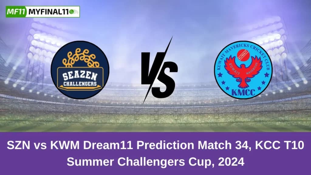 SZN vs KWM Dream11 Prediction Today: Match 34 Pitch Report, and Player Stats | KCC T10 Challengers Cup 2024