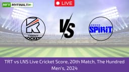 TRT vs LNS Live Score: Scorecard, Ball by Ball Commentary – 20th Match, The Hundred Mens 2024
