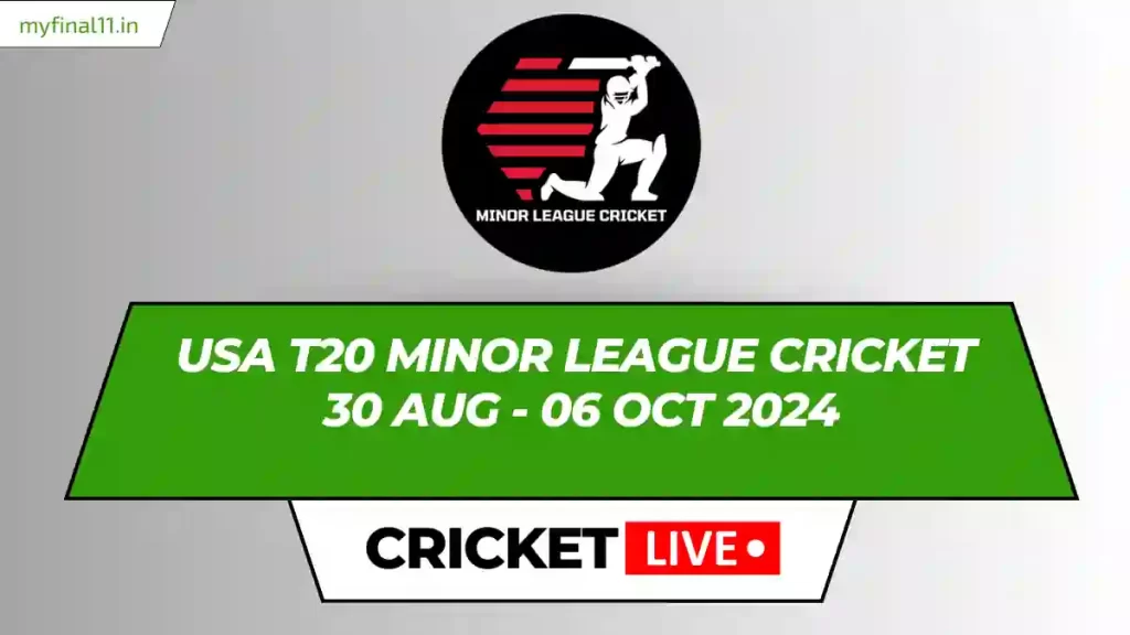 USA T20 Minor League Cricket Live Score, Matches, Schedule, Results, Points Table 2024