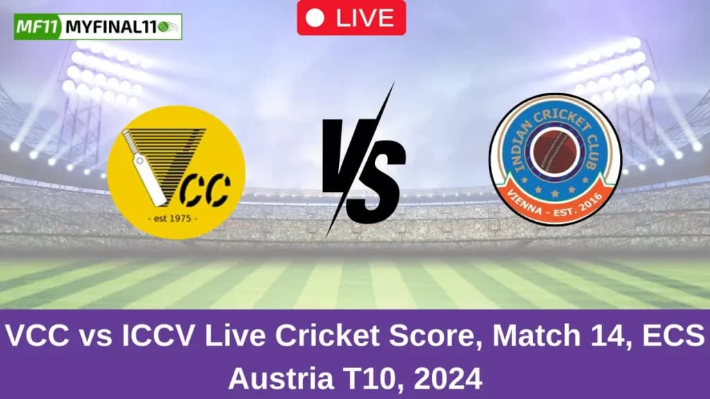 VCC vs ICCV Live Score: Scorecard, Ball by Ball Commentary – Match 14, ECS Austria T10