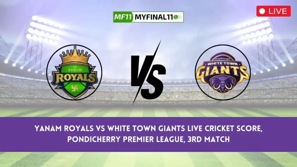 YAR vs WTG Live Score: Scorecard, Ball by Ball Commentary – Match 3, Pondicherry Premier League 2024