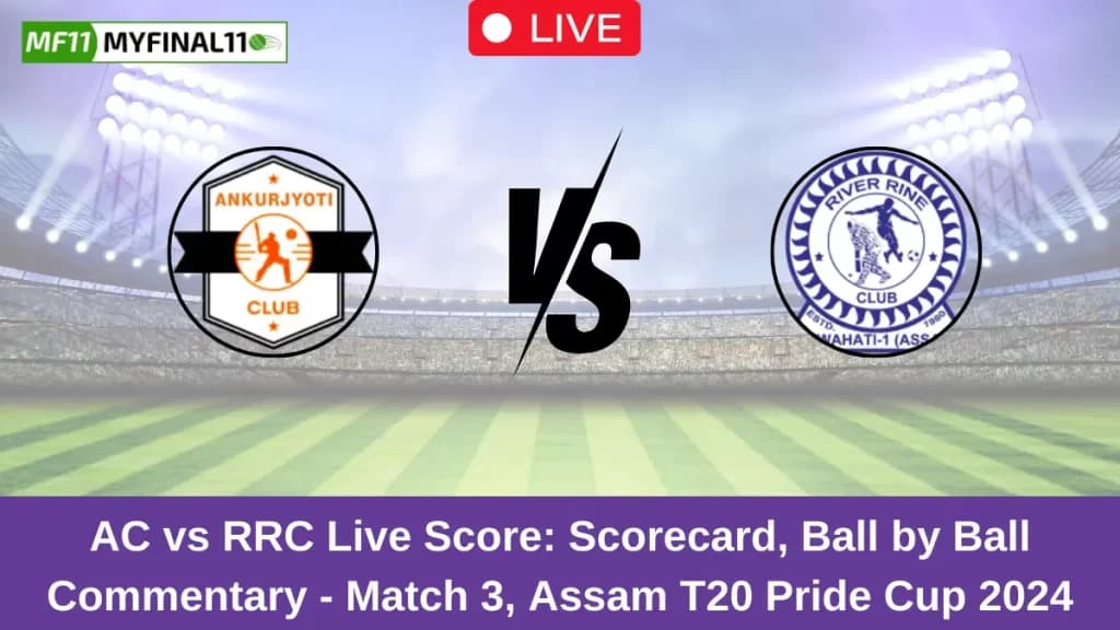 AC vs RRC Live Score: Scorecard, Ball by Ball Commentary – Match 3, Assam T20 Pride Cup 2024