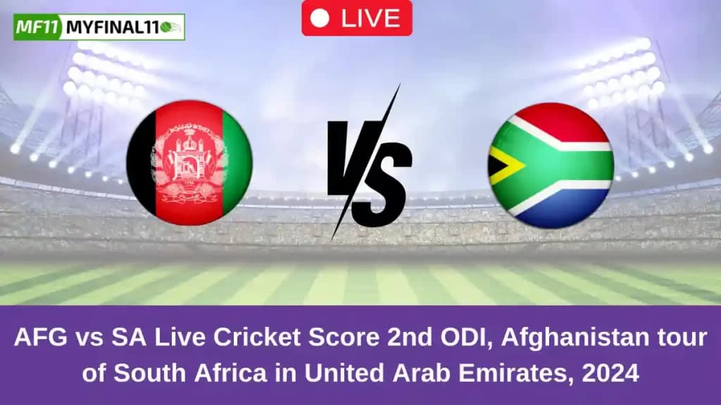 AFG vs SA Live Score: Scorecard, Ball by Ball Commentary – 2nd ODI, Afghanistan vs South Africa ODI 2024
