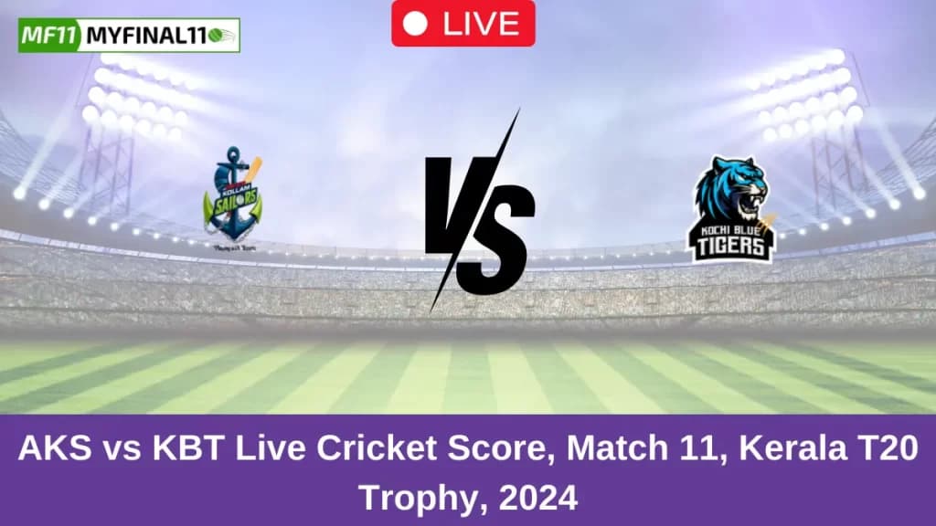 AKS vs KBT Live Score: Scorecard, Ball by Ball Commentary – Match 11, Kerala T20 Trophy 2024