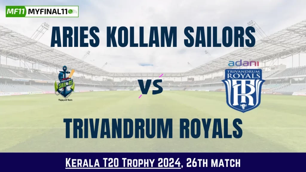 AKS vs TR Dream11 Prediction Today: Match 26 Pitch Report, and Key Player | Kerala T20 Trophy 2024