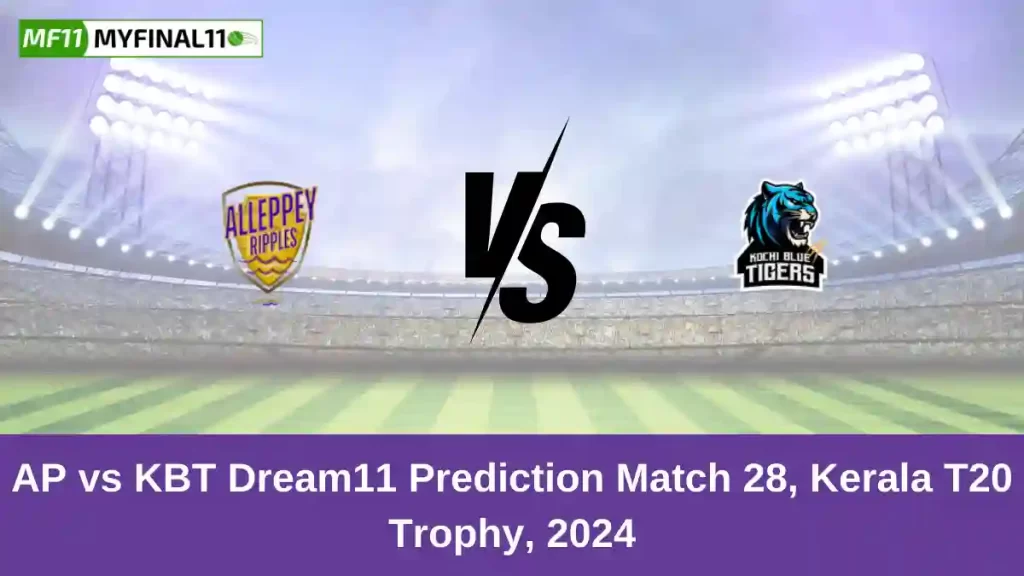AP vs KBT Dream11 Prediction Today: Match 28 Pitch Report, and Key Player | Kerala T20 Trophy 2024