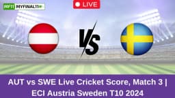 AUT vs SWE Live Score: Scorecard, Ball by Ball Commentary – Match 3, ECI Austria Sweden T10 2024