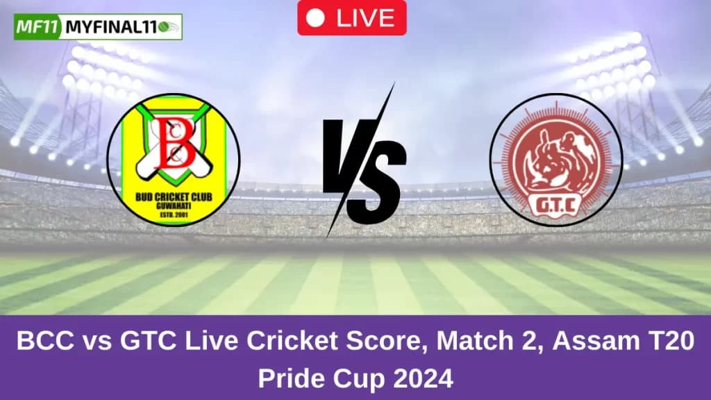 BCC vs GTC Live Score: Scorecard, Ball by Ball Commentary – Match 2, Assam T20 Pride Cup 2024