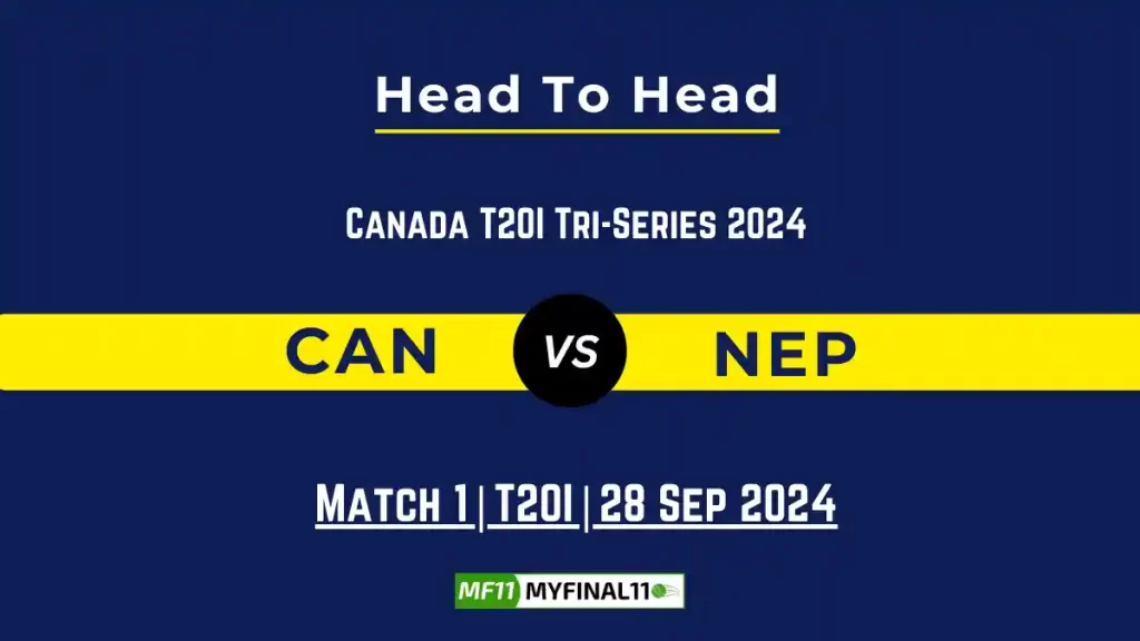 CAN vs NEP Player Battle, Head to Head Team Stats, Team Record – Canada T20I Tri-Series 2024