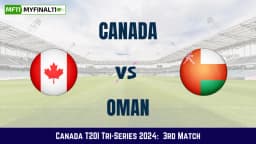 CAN vs OMA Dream11 Prediction Today: Match 3 Pitch Report, and Key Player | Canada T20I Tri-Series 2024