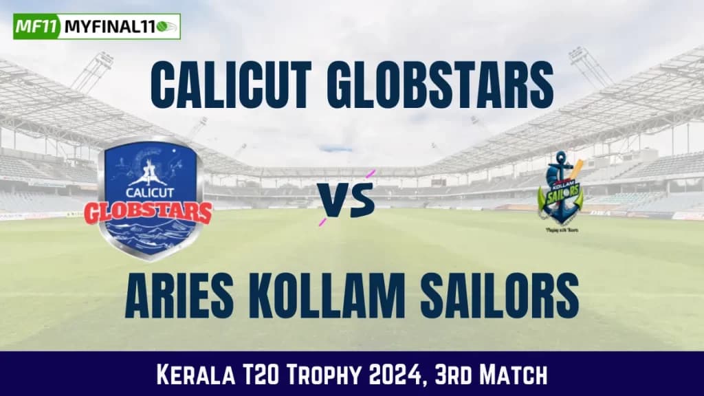 CG vs AKS Dream11 Prediction Today: Match 3 Pitch Report, and Player Stats | Kerala T20 Trophy 2024