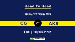 CG vs AKS Player Battle, Head to Head Team Stats, Team Record – Kerala T20 Trophy, 2024