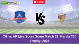 CG vs AP Live Score: Scorecard, Ball by Ball Commentary – Match 29, Kerala T20 Trophy 2024