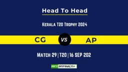 CG vs AP Player Battle, Head to Head Team Stats, Team Record – Kerala T20 Trophy 2024