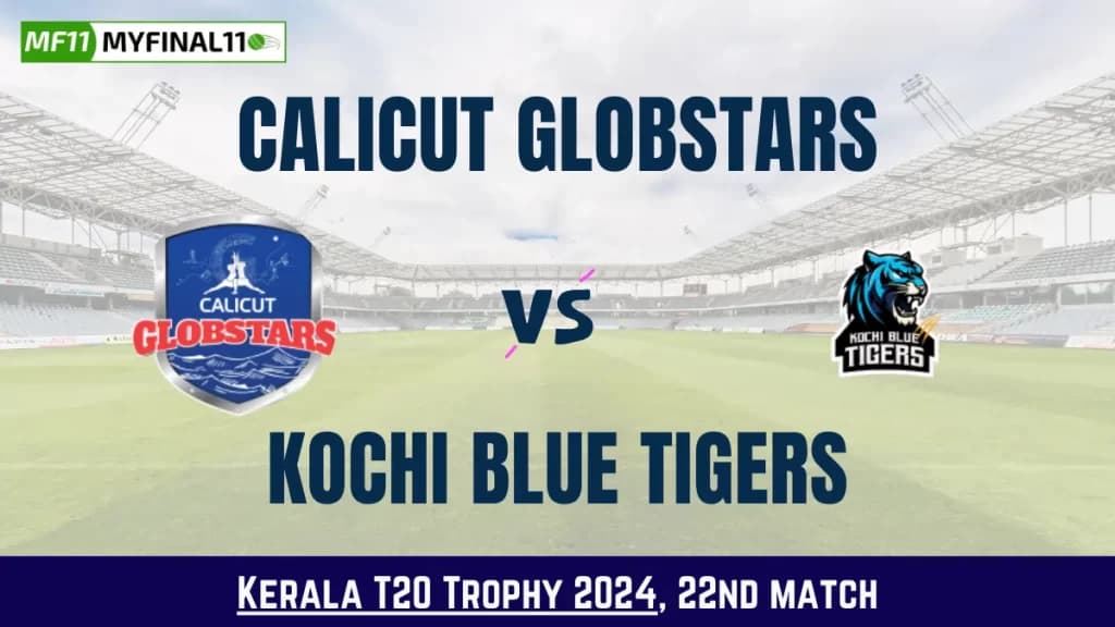 CG vs KBT Dream11 Prediction Today: Match 22 Pitch Report, and Key Player | Kerala T20 Trophy 2024