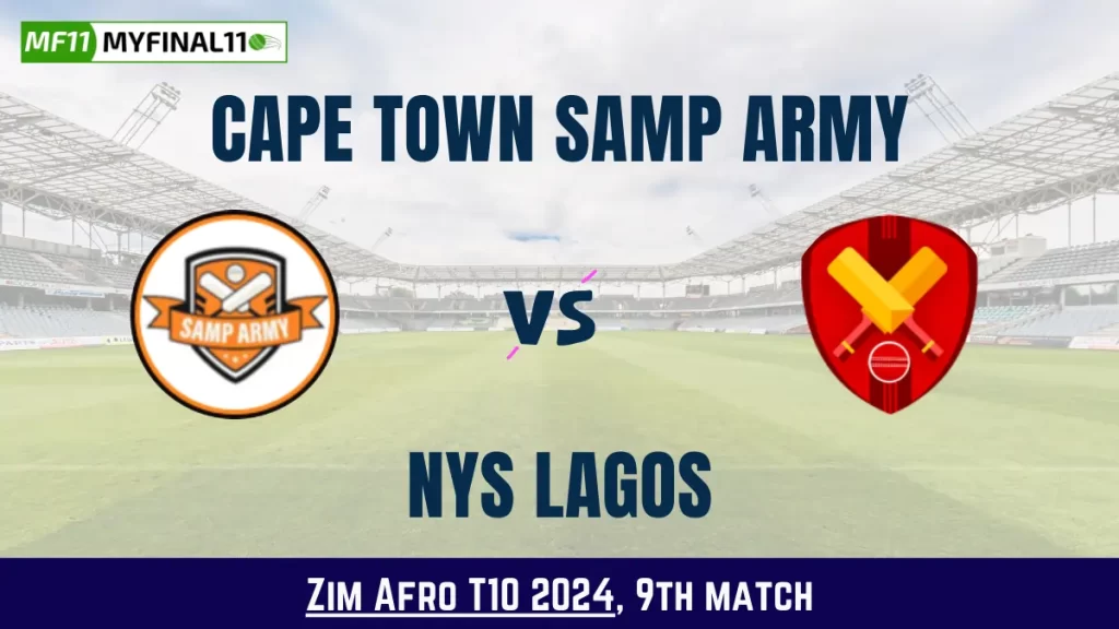 CTSA vs NYSL Dream11 Prediction Today: Match 9 Pitch Report, and Key Player | Zim Afro T10 2024