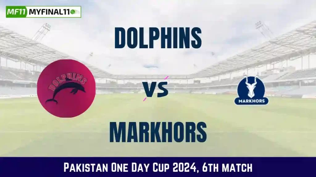 DOL vs MAR Dream11 Prediction Today: Match 6 Pitch Report, and Key Player | Pakistan One Day Cup 2024