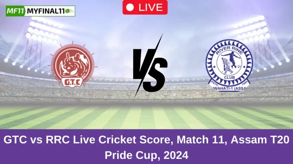 GTC vs RRC Live Score: Scorecard, Ball by Ball Commentary – Match 11, Assam T20 Pride Cup 2024