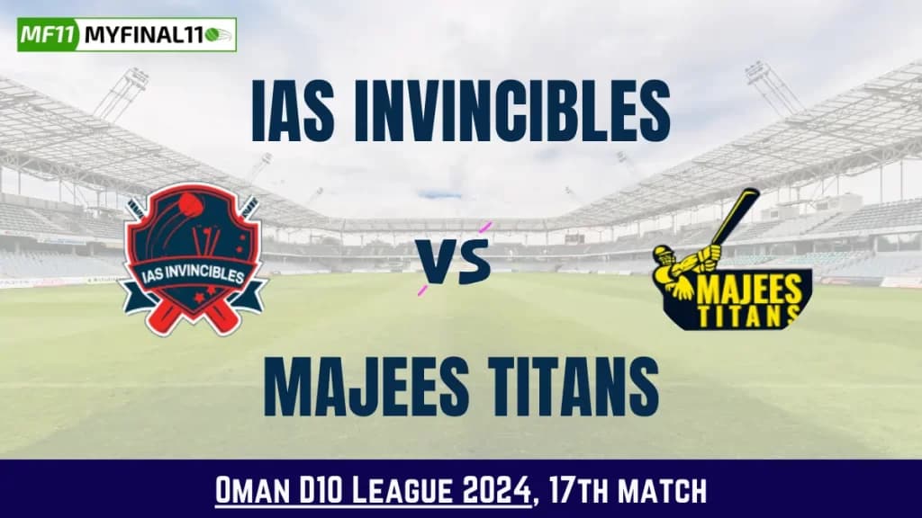 IAI vs MAT Dream11 Prediction Today: Match 17 Pitch Report, and Key Player | Oman D10 League 2024