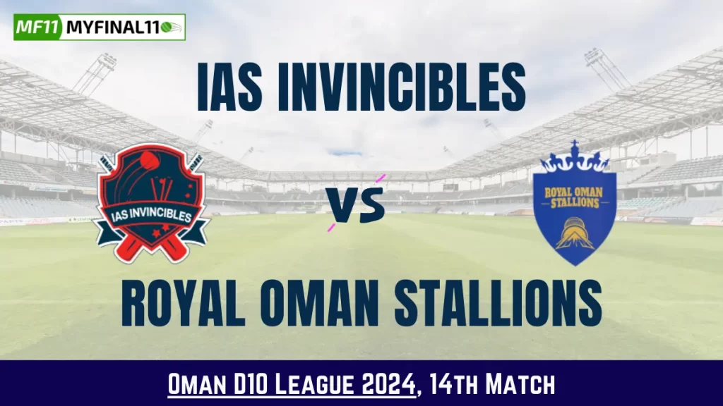 IAI vs ROS Dream11 Prediction Today: Match 14 Pitch Report, and Key Player | Oman D10 League 2024