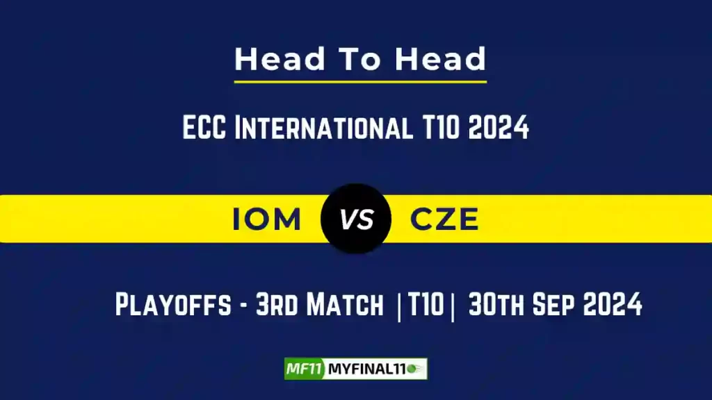 IOM vs CZE Player Battle, Head to Head Team Stats, Team Record – ECC International T10 2024