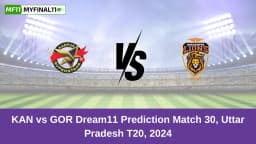 KAN vs GOR Dream11 Prediction Today: Match 30 Pitch Report, and Player Stats | Uttar Pradesh T20 2024