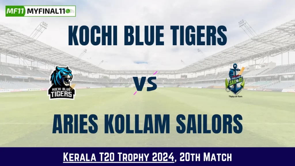KBT vs AKS Dream11 Prediction Today: Match 20 Pitch Report, and Key Player | Kerala T20 Trophy 2024