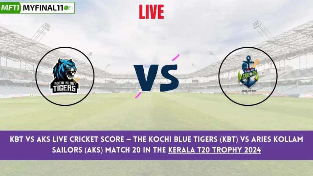 KBT vs AKS Live Score: Scorecard, Ball by Ball Commentary – Match 20, Kerala T20 Trophy 2024