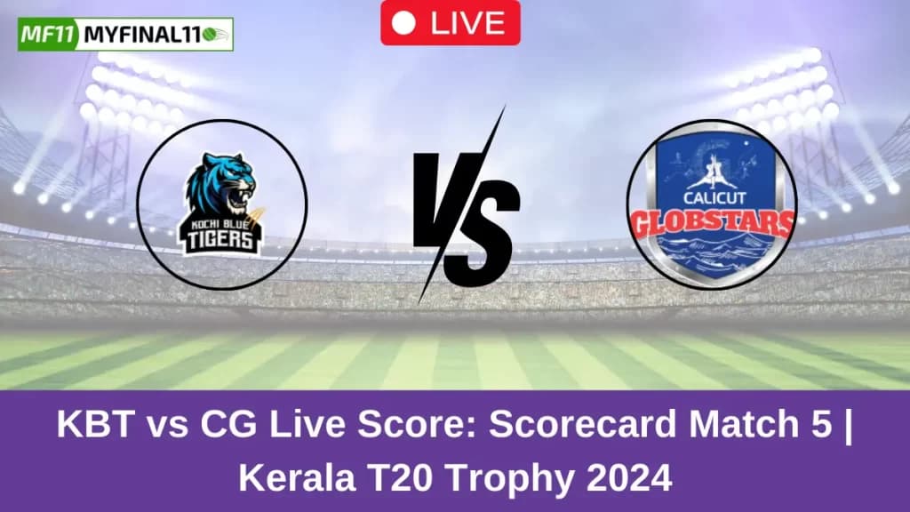 KBT vs CG Live Score: Scorecard, Ball by Ball Commentary – Match 5, Kerala T20 Trophy 2024