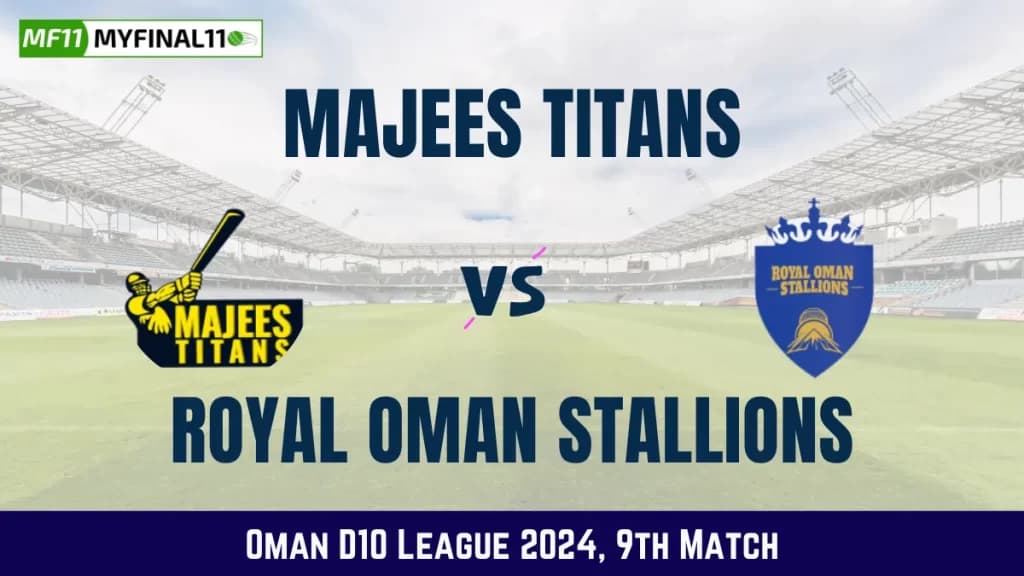 MAT vs ROS Dream11 Prediction Today: Match 9 Pitch Report, and Player Stats | Oman D10 League 2024