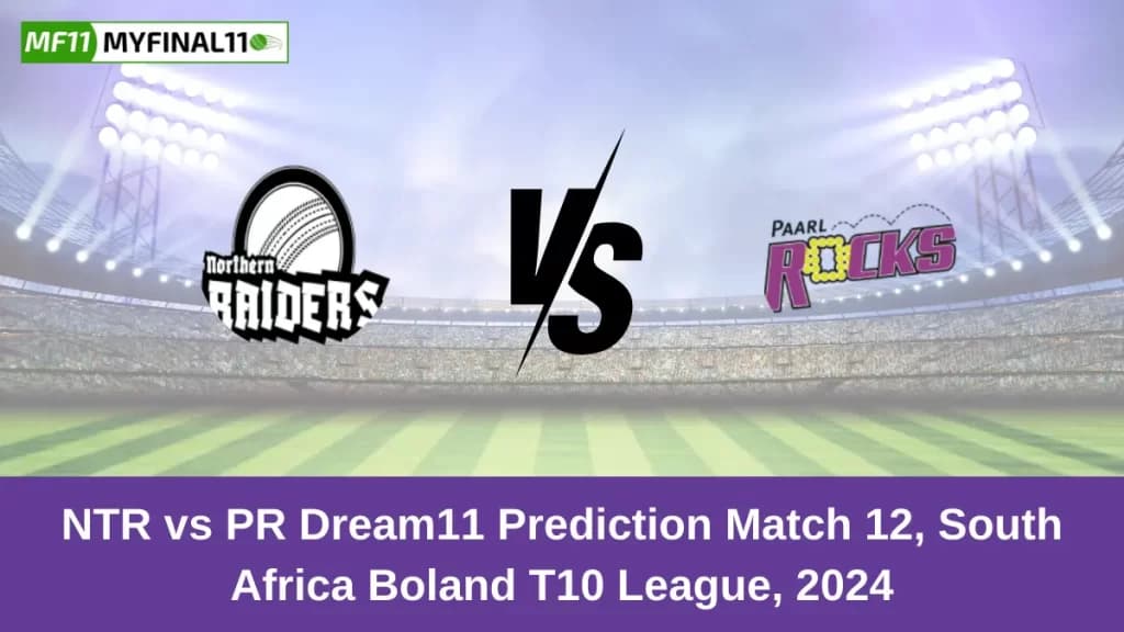NTR vs PR Dream11 Prediction Today: Match 12 Pitch Report, and Player Stats | Boland T10 League
