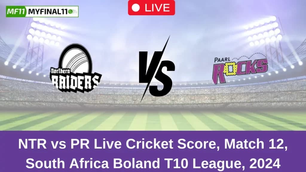NTR vs PR Live Score: Scorecard, Ball by Ball Commentary – Match 12, Boland T10 League