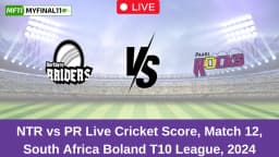 NTR vs PR Live Score: Scorecard, Ball by Ball Commentary – Match 12, Boland T10 League