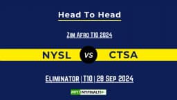 NYSL vs CTSA Player Battle, Head to Head Team Stats, Team Record – Zim Afro T10 2024