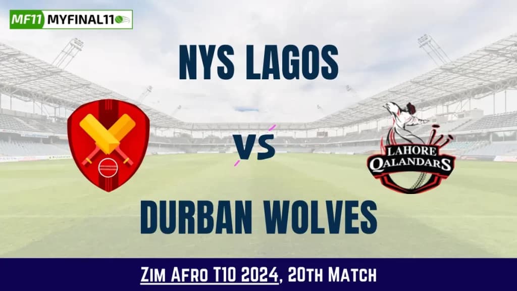 NYSL vs DW Dream11 Prediction Today: Match 20 Pitch Report, and Key Player | Zim Afro T10 2024