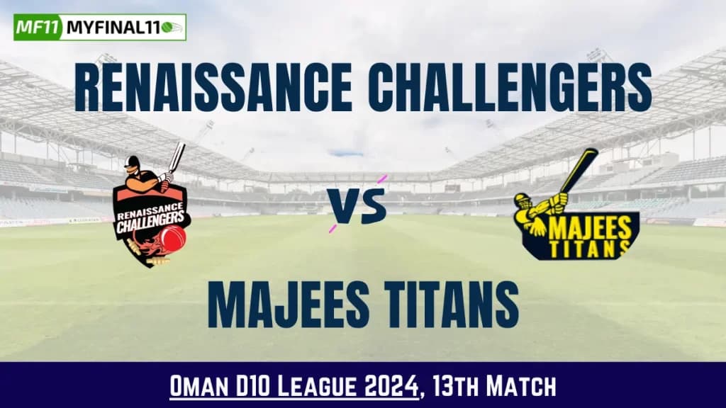 RC vs MAT Dream11 Prediction Today: Match 13 Pitch Report, and Key Player | Oman D10 League 2024