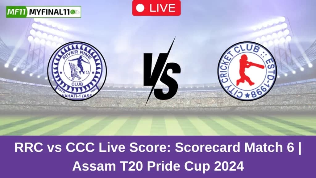 + Live Score: Scorecard, Ball by Ball Commentary – Match 6, Assam T20 Pride Cup 2024