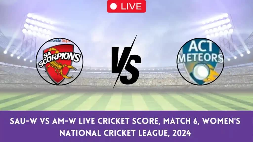 SAU-W vs AM-W Live Score: Scorecard, Ball by Ball Commentary – Match 6, Australian Women’s ODD 2024