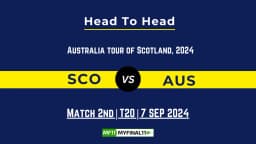 SCO vs AUS Player Battle, Head to Head Team Stats, Team Record – Australia tour of Scotland, 2024