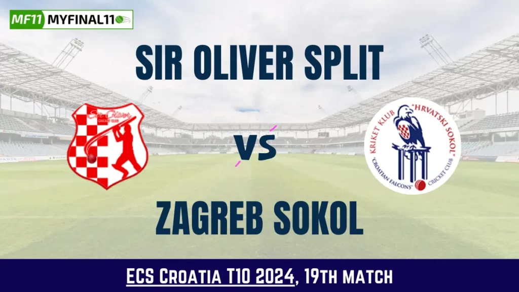 SOS vs ZAS Dream11 Prediction Today: Match 19 Pitch Report, and Key Player | ECS Croatia T10 2024