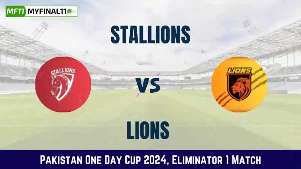 STA vs LIO Dream11 Prediction Today: Eliminator 1 Pitch Report, and Key Player | Pakistan One Day Cup 2024