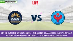 SZN vs KUM Live Score: Scorecard, Ball by Ball Commentary – Final, KCC T10 Summer Challengers Cup